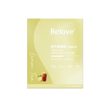 relove 馬甲纖纖飲檸檬紅茶風味24包/7克 男女適用
