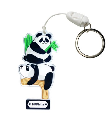 戀港嘢 - 港撐.手機支架鎖匙扣-熊貓
