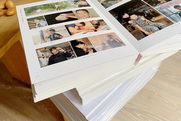 大容量 精裝雙裱 跨頁相冊  / 生日 聚會 情侶 親子 / 高清印刷
