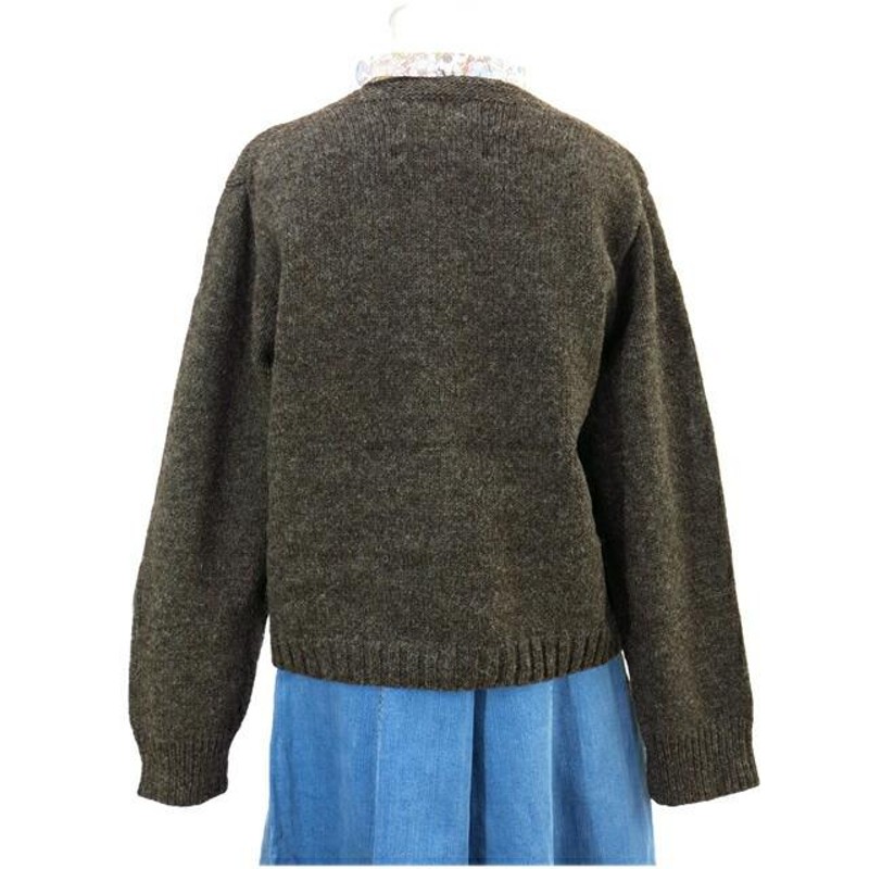 ペルーニット フラワー ニット カーディガン レディース エステール エステル Selleccion de Estelle PERU KNIT  FLOWER KNIT CARDIGAN 400324 IW2431808 | LINEブランドカタログ