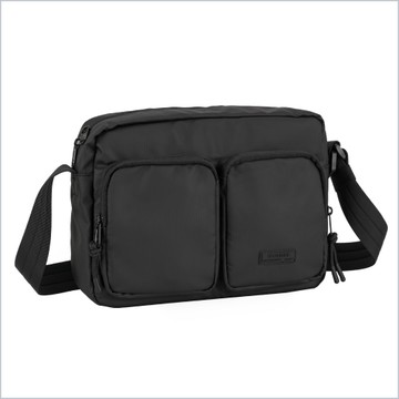 消光質感雙口袋側背包[G-1181-Q3-M]