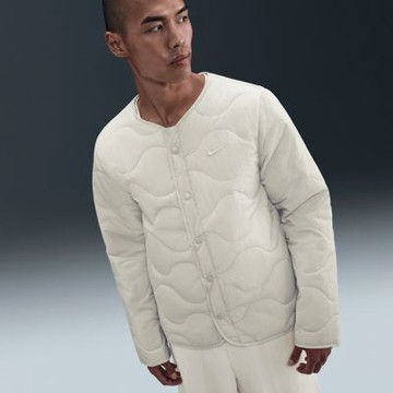 NIKE 外套 男 羽絨外套 防潑水 AS M NSW PADDED JKT GCEL 淺卡其 IM9354-229(3S4642)