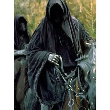 魔戒法王帶袖斗篷化裝舞會角色扮演外套復古萬圣節長款戴帽大披風