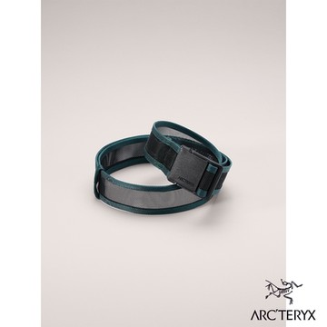 【Arcteryx 始祖鳥官方直營】Heliad 尼龍腰帶 黑/皮西亞斯綠