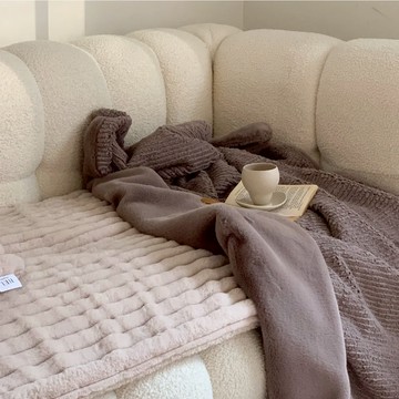 韓國 極致超柔 長型保暖坐墊 泰迪（兩種尺寸） - 65 x 230