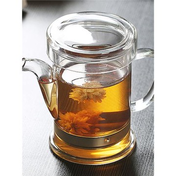 紅茶茶壺加厚大號可拆洗耐熱玻璃不銹鋼過濾耐高溫泡功夫茶沖茶器