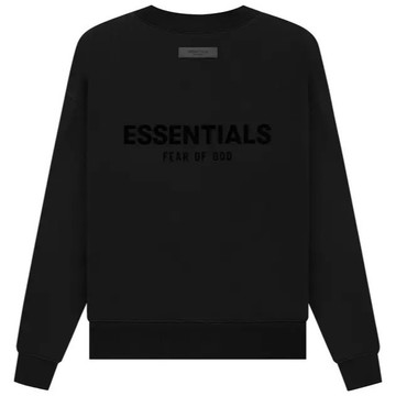 限量現貨 Fear of God Essentials Crewneck Stretch Limo 禮車黑 衛衣