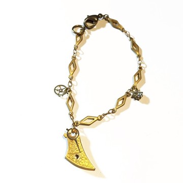 1960 Steampunk蒸汽龐克 機芯懷錶齒輪手鍊