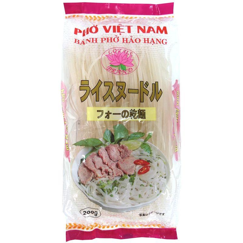 ロータスブランド ライスヌードル フォー(PHO) 乾麺 200g 60個セット