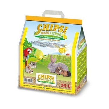 JRS德國CHIPSI-檸檬香玉米粒木屑砂 10L (J16)(購買兩件贈送寵物玩具1個 隨機出貨)