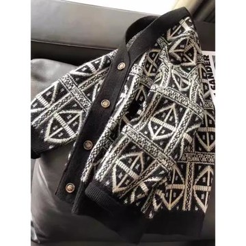 開衫男針織衫外套春秋冬季外穿美式復古痞帥高級感毛衣寬松慵懶風