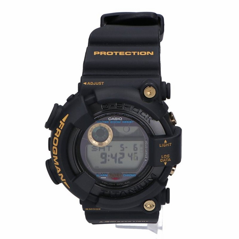 新品未使用 G-SHOCK ジーショック GW-8230B-9ADR FROGMAN フロッグマン 30周年記念モデル デジタル 腕時計  ブラック/ゴールド | LINEショッピング