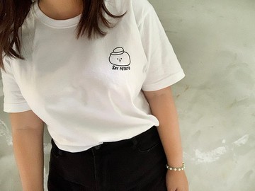 MIT原創手繪短袖t _說喔喔喔的馬鈴薯_2色