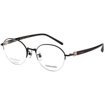 Salvatore Ferragamo 純鈦 光學眼鏡(黑色)SF2595LB