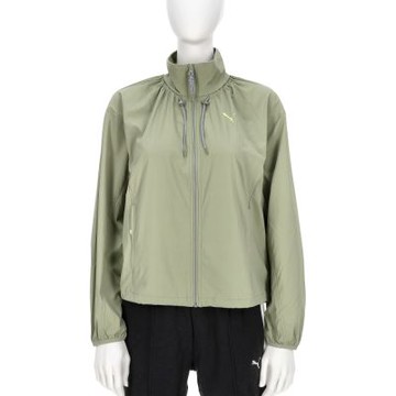 Puma 流行系列 Hidden Gem 女款 綠色 亞規 立領 運動 休閒 風衣 外套 63387582