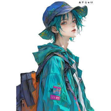 【12月新品5】07-106-0112 人物貼紙 繽紛色彩