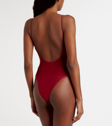 Oséree Floral-appliqué swimsuit