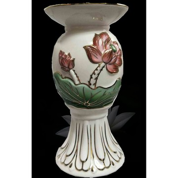 現貨供應 弘喧 彩虹浮雕 蓮花蠟燭台 燭台 供品