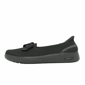 Skechers 休閒鞋 Arch Fit Inspire Slip-Ins 女鞋 黑 蝴蝶結 138606BBK