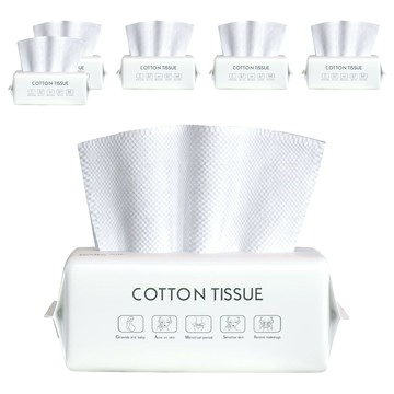 保柔 一次性洗臉巾 20 x 15cm 65張  珍珠款  6包