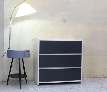 歐風別館維塔淺楓木色三斗櫃基隆至台中免運費