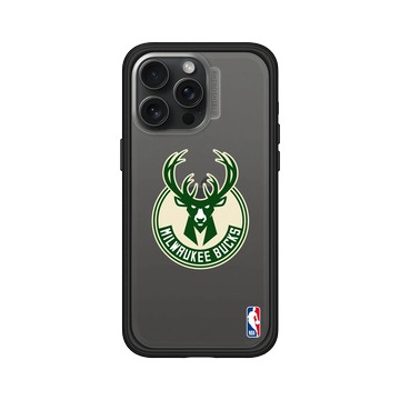 iPhone 15 Pro Max Mod NX 黑 - NBA - Logo-密爾瓦基公鹿 Milwaukee Bucks