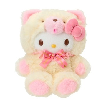 小禮堂 【限購排單不保單】Sanrio 三麗鷗 Hello Kitty 絨毛玩偶娃娃 (奶油小熊)