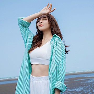 OB嚴選-涼感．冰牛奶絲雙肩帶BRA TOP