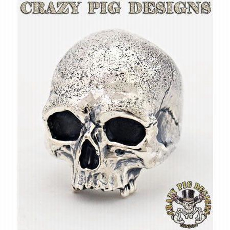 クレイジーピッグ リング 指輪 CRAZYPIG XX オッスアリ スカル リング 