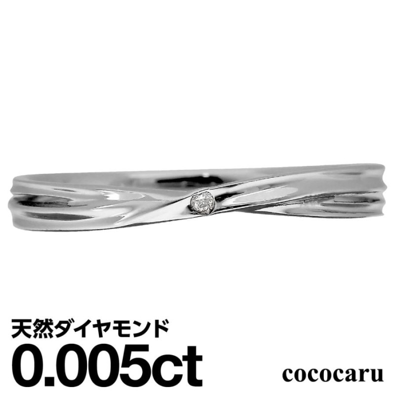 cococaru 指輪 レディース 一粒 ダイヤモンド リング k18 イエロー