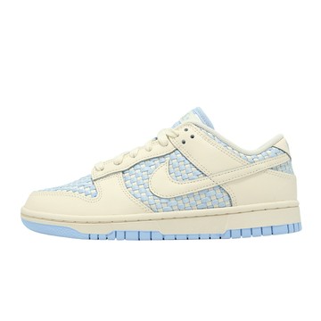 Nike 休閒鞋 Wmns Dunk Low 女鞋 米 編織 復古 經典 IH2476-401