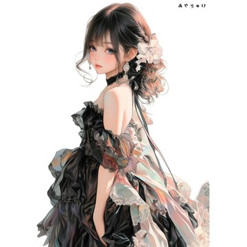 【3 月新品 1】07-117-0040 人物貼紙 帶有透明感的裝飾