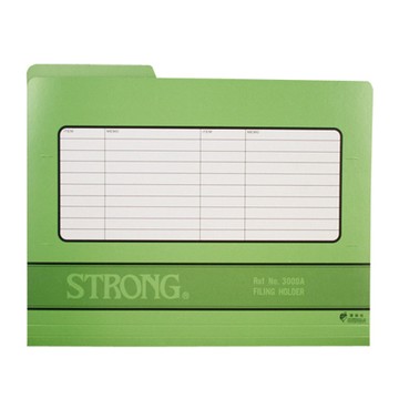 自強STRONG紙質分段卷宗/3000-A/綠