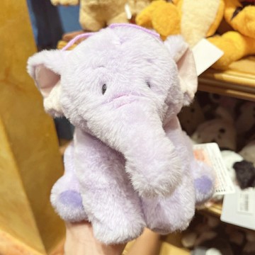 真愛日本 嘟嘟 小象 經典 Fluffy Plushy 棉柔娃 MINI 娃娃 布偶 玩偶 東京迪士尼樂園帶回