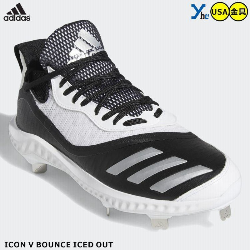アディダス adidas 野球 スパイク 金具スパイク ブラック 大人用 アディダス adidas 野球 スパイク 金具スパイク ブラック 大人用