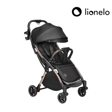 【Lionelo】瞬收型全配嬰幼兒手推車 Julie One 伯爵黑 (可登機 可平躺 單向推車)