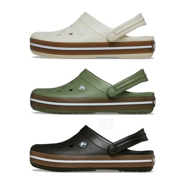 胖達）CROCS CROCBAND 洞洞鞋 涼鞋 拖鞋 中性 防水 212756-3BX 綠 001 2MD 男女