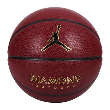 NIKE JORDAN DIAMOND OUTDOOR 8P 7號籃球-室外 J100825289107 深酒紅黑金