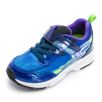 【新品】SUPER STAR 3E寬楦閃電競速童鞋-藍