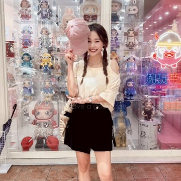 【MISTO SHOP】正韓 薄棉挖肩上衣