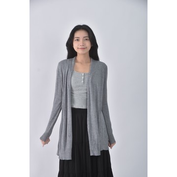 (S) ined質感灰色罩衫二手衣