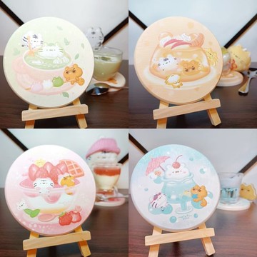 矽藻杯墊 - 系列1至4