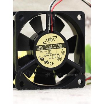 AD0612HB-A72GL原裝ADDA協喜12V 6025主板三線投影機散熱風扇0.23