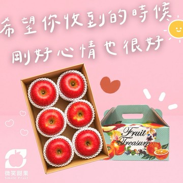送禮首選【微笑甜果】美國富士蘋果禮盒｜美國蘋果・富士蘋果・蘋果禮盒