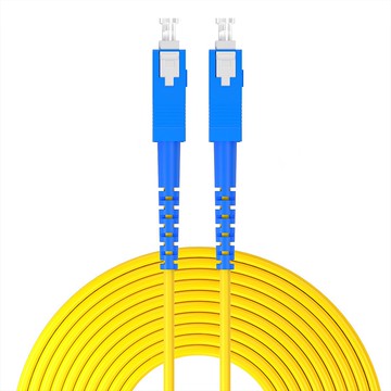 山澤 工程電信級單模單芯光纖跳線  30m  藍色 + 黃色  1條