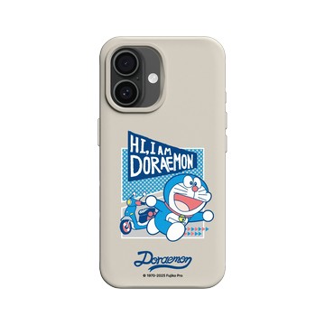 iPhone 16 SolidX 貝殼灰 - 哆啦A夢 Doraemon - 兜風趣