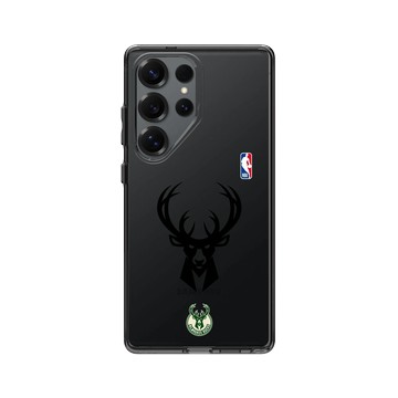 Galaxy S25 Ultra Clear 酷墨灰 - NBA - B&W-密爾瓦基公鹿 Milwaukee Bucks B&W