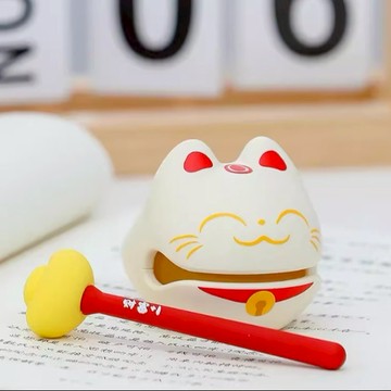 『木魚一敲  黃金萬兩』招財貓木魚-開運禮物/紓壓小物/你就是陽光！畢業季-/新年禮物/耶誕禮物/交換禮物【Full house 幸福時光屋】