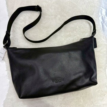 【蔻馳｜全新】現貨 COACH 流浪包 男款 經典款 荔枝紋 小標 斜背包｜Little Bee 小蜜蜂精品