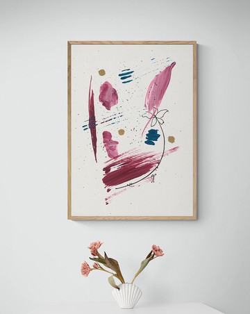 愛的抽象佈置畫-綻放的心6複製畫/居家佈置/裝飾/禮物
